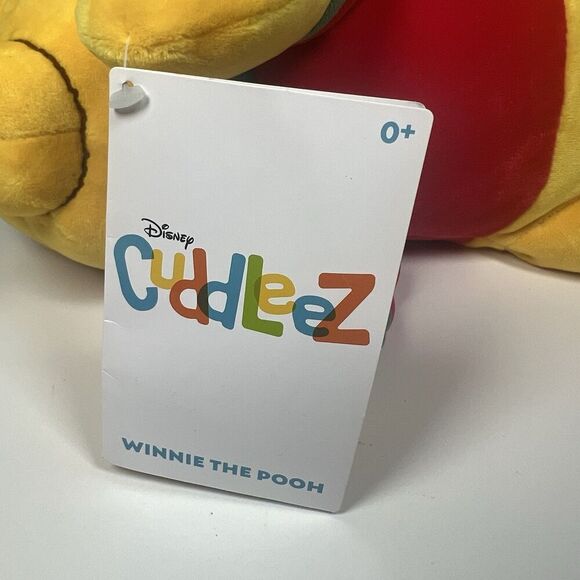 2022 Disney Parks Holiday Christmas Cuddleez Winnie The Pooh 13” Plush New - Picture 7 of 8